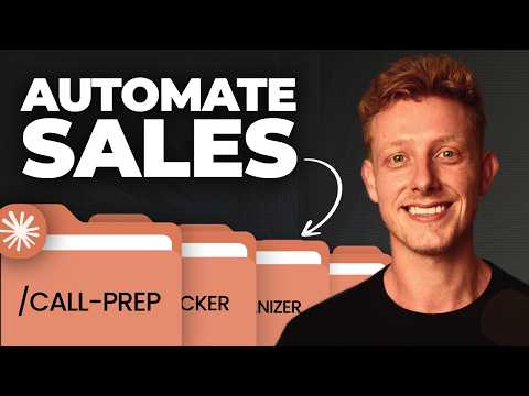 8 Claude Skills to Automate Your Sales, a video on the Ben AI YouTube channel