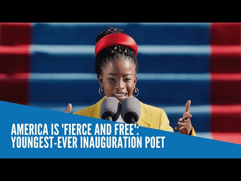 America is 'fierce and free': Youngest-ever inauguration poet