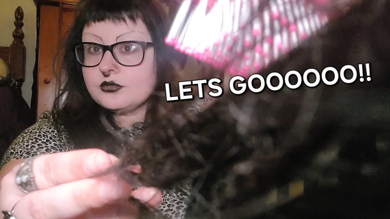 ASMR getting you ready for the goth club 