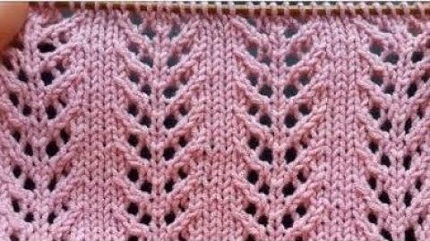 Very easy Only 4 rows repeat knitting pattern for sweater, jacket, cardigan.