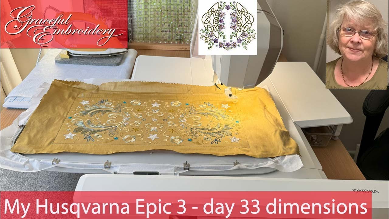 Husqvarna Designer Epic 3™ Day 33 dimensions YouTube