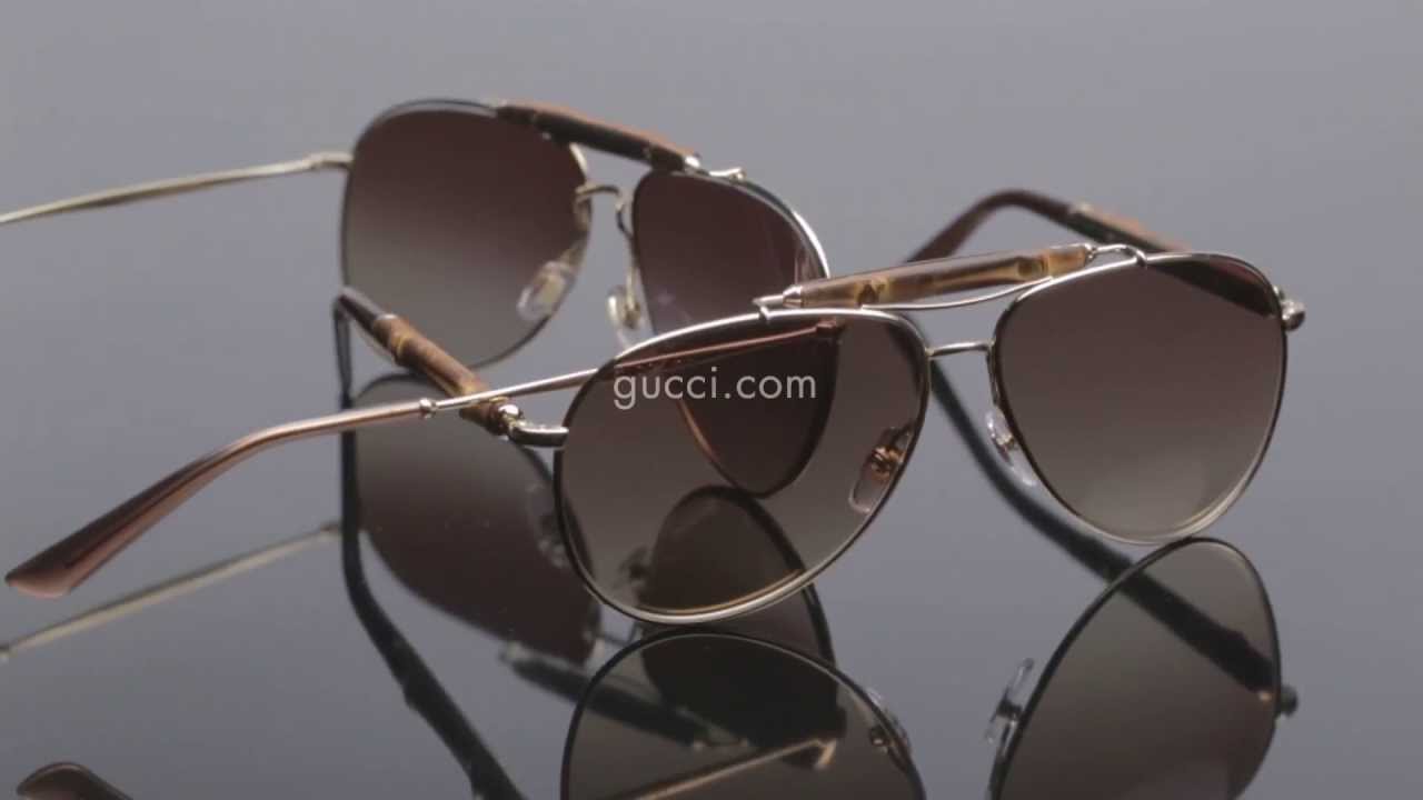 GUCCI BAMBOO SUNGLASSES ESTATE 2013 - YouTube