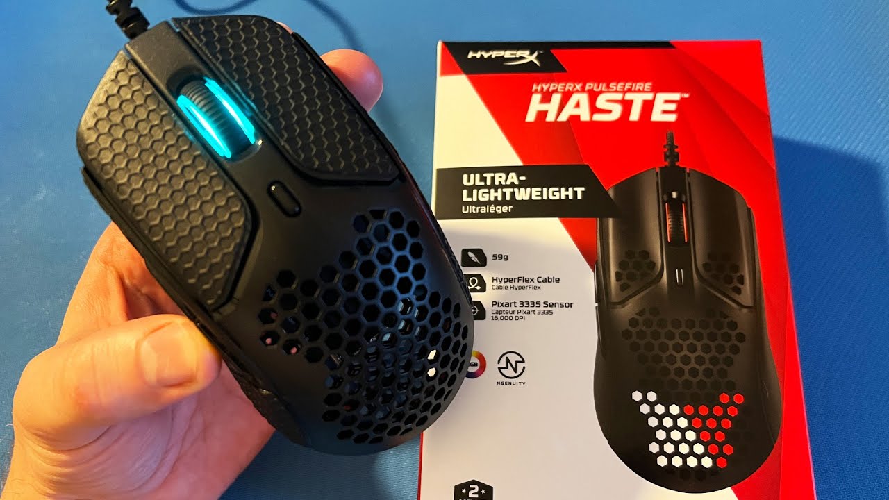 HyperX Pulsefire Haste – Gaming Mouse, Ultra-Lightweight, 59g