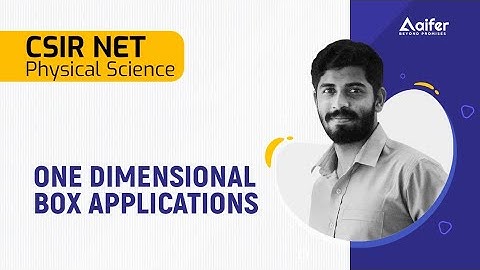 One Dimensional Box Applications | CSIR NET Physical Science 2022 | Abhilash TK