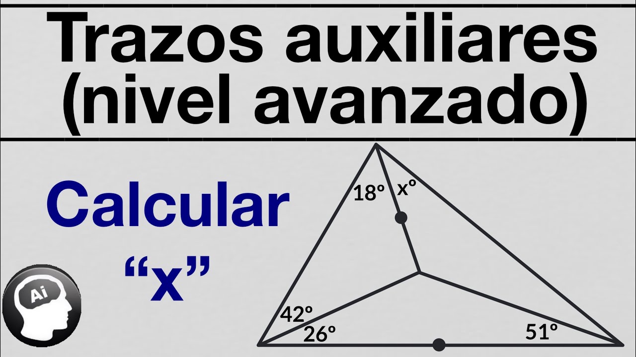 Trazos auxiliares en triangulos (nivel avanzado)