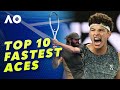 Top 10 fastest Men's Aces - Australian Open 2026 | Wide World of Sports