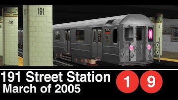 openbve 191 Street 1 9 train in 2005