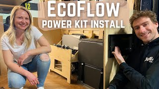 The BEST Power System for OffGrid Van Life! EcoFlow Power Kit Install in Transit/Sprinter/Promaster