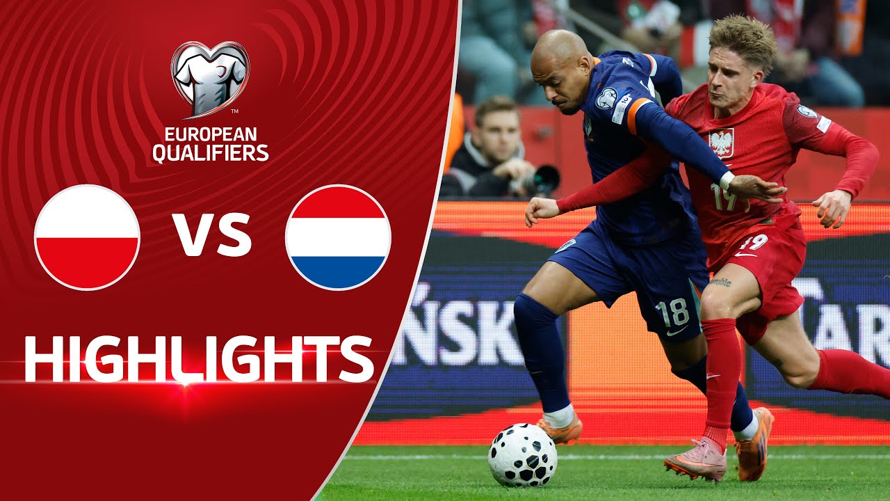 [Highlight] World Cup 2026 European Qualifiers : Poland vs Netherlands (15-11-68)