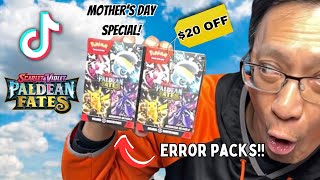 I Bought Cheap Pokemon Cards on Tiktok For Only $30! Opening 2 Paldean Fates Booster Bundle Boxes!