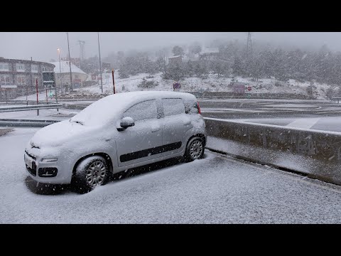 El frente ártico deja lluvias torrenciales, nevadas y frío de 12 grados bajo cero