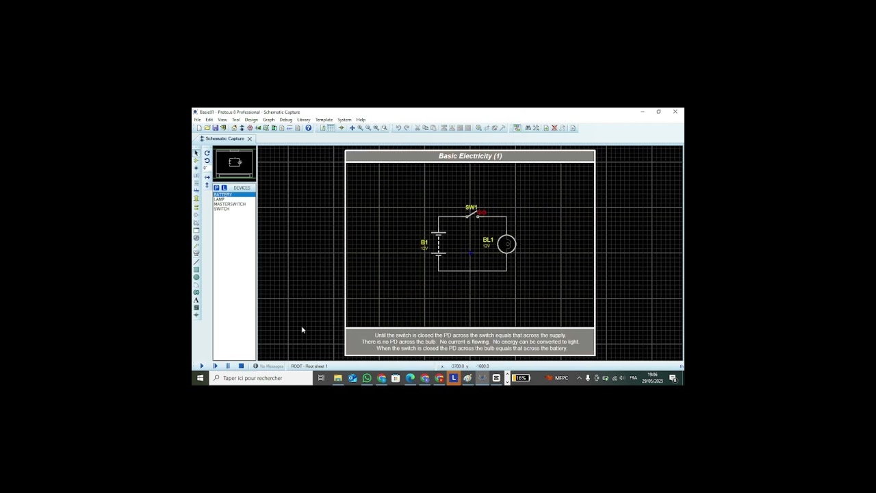 Exemple proteus Maille simple