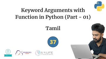 37.Keyword Argument with Function in Python (Part 01) | Tamil