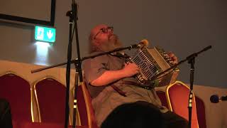 Martin Donohe, accordionst at Willie Clancy week 2019. (4 K )