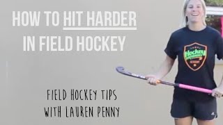 How to hit harder in field hockey screenshot 4