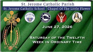 Catholic Mass Today | Daily Mass |  St. Jerome Catholic Church and School Live Stream