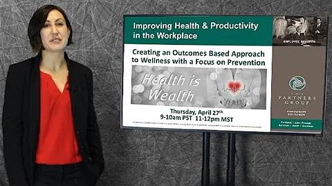 Improving Health & Productivity in the Workplace