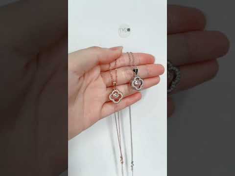 clover dancing stone necklace video 2