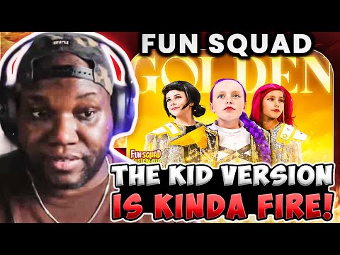 Vocalist Reacts Fun Squad Golden Cover From The KPop Demon Hunters Movie 