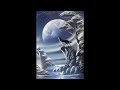 Spray paint art - Wolf howling at moon - made by street artist *time lapse*