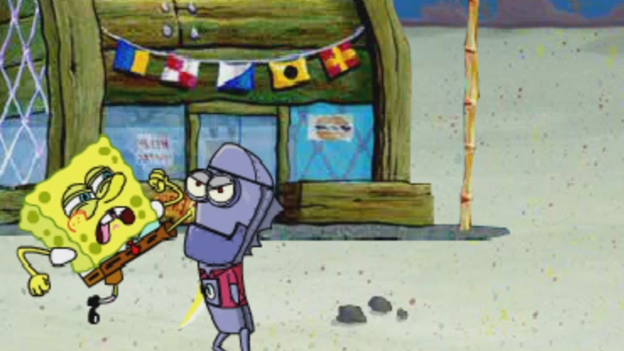 SpongeBob ANCHOVY ASSAULT (Watchkreen Style) YouTube