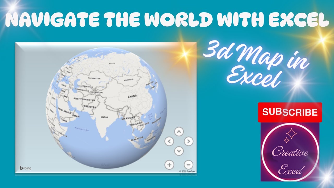 🔥3D Map in excel | How to search location in MS Excel🔥 - YouTube