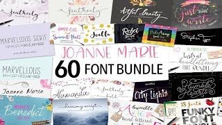 Joanne Marie Font Bundle Font Free Download screenshot 5