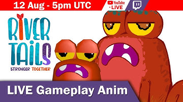 LIVE Gameplay Animation - Video Game VLOG  - River tails the game - Maya Unity