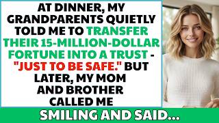At Dinner, My Grandparents Quietly Told Me To Transfer Their Entire 15-Million-Dollar Fortune Into..