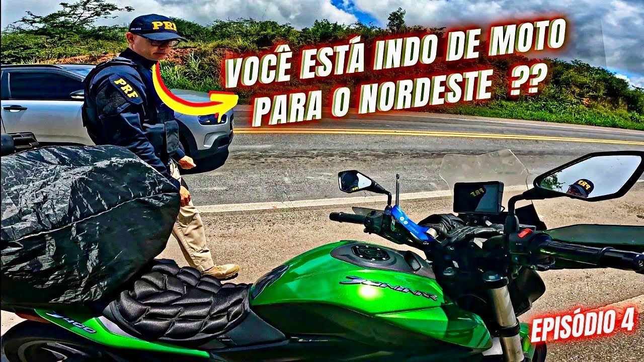 PARADO PELA PRF NA VIAGEM DE MOTO PARA O NORDESTE 2025 #viagemdemoto