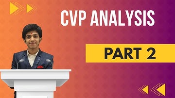 CVP ANALYSIS (PART 2)