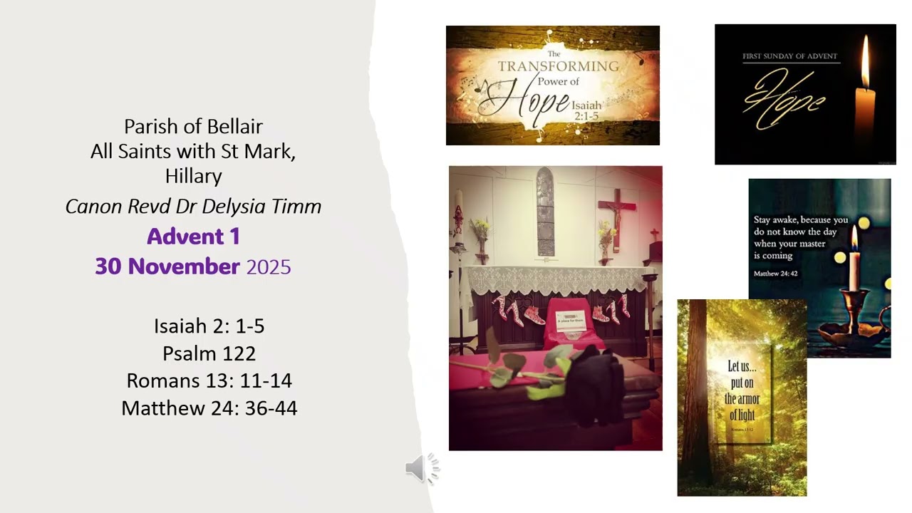 Canon Delysia Timm Anglican Parish of Bellair 30 November 2025