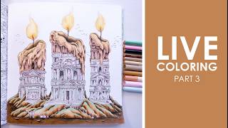 (3/5) More Coloring of the Candle Temple in World of Color by Kerby Rosanes  | Live