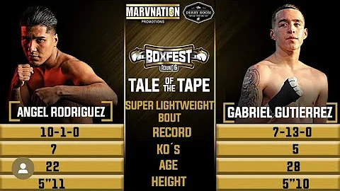 Angel "El Moreno" Rodriguez vs Gabriel Gutierrez (...