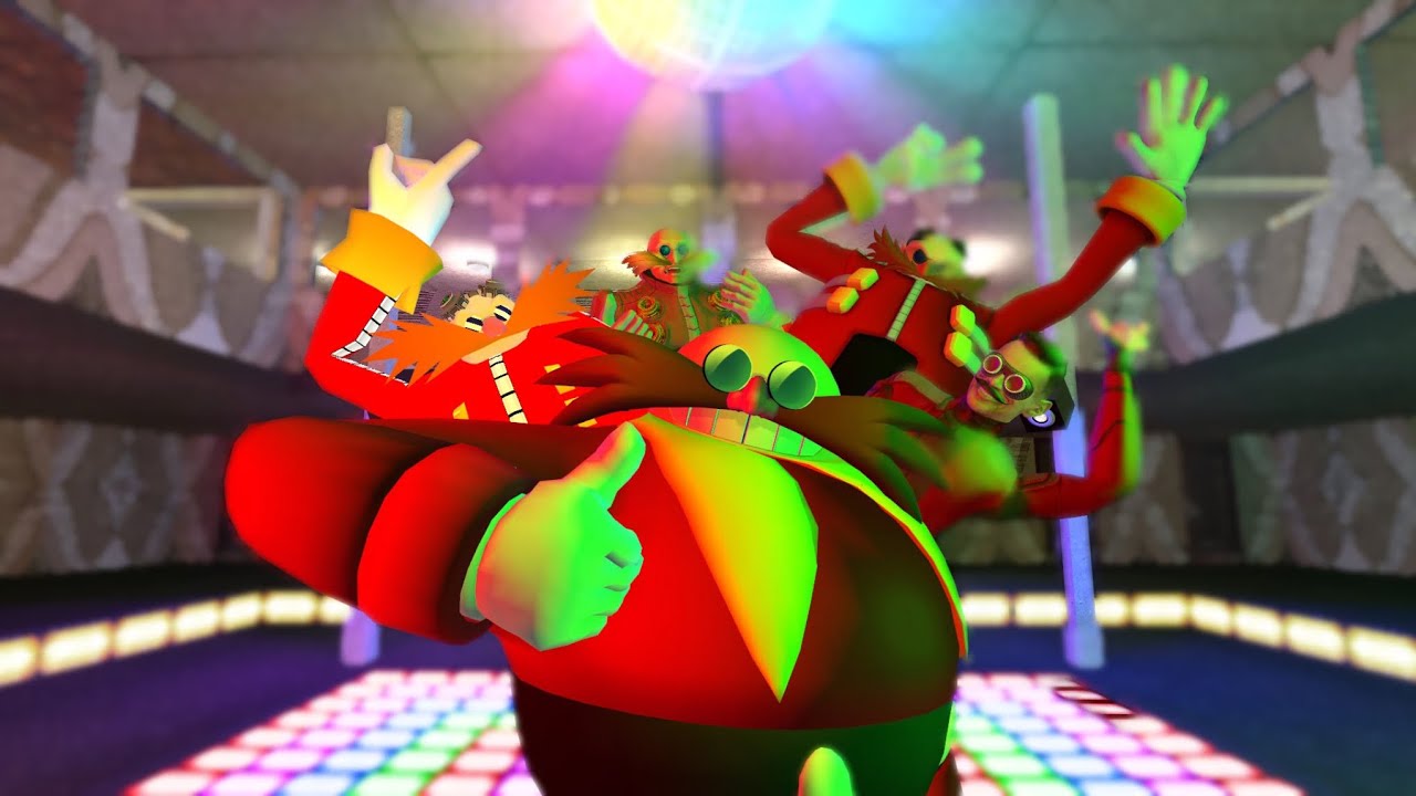 Dr. Eggmen dancing (3D Sonic animation)