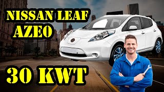 Nissan Leaf aze0. 30 кВт. Полный обзор Ниссан Лиф 30 квт.