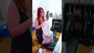 New Guitar Day - Ibanez AZ47P1QM-BIB // Unboxing - Live Show Guitar #shorts