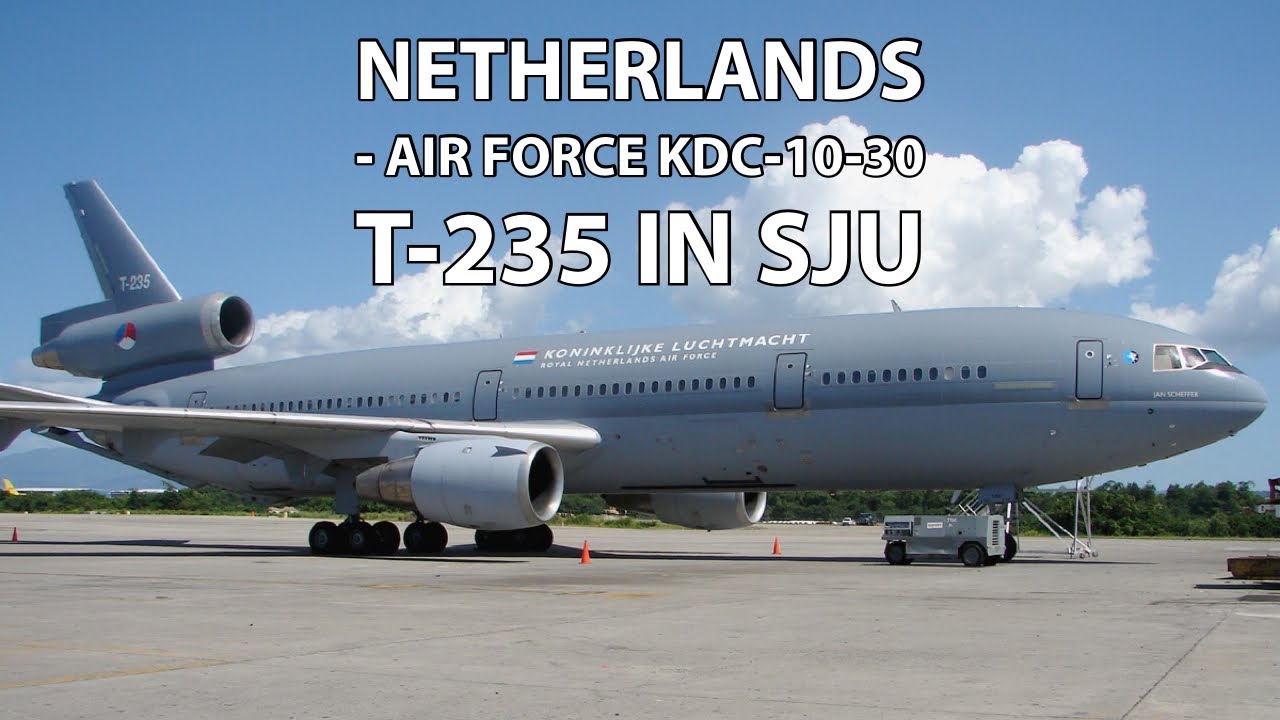 Netherlands -Air Force KDC-10 in SJU  25-May-2006 Planespotting