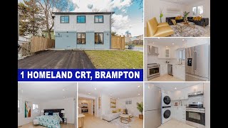 1 Homeland Crt, Brampton - HD VIRTUAL TOURS