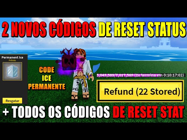 2 NOVO CÓDIGO DE RESET STATUS + TODOS OS CÓDIGOS DE