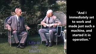 Man Born in 1853 Talks About Childhood in the 1860s  Enhanced Video Audio 60 fps get gt