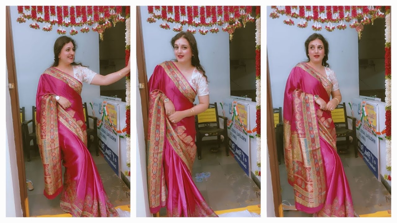 Pure satin kashmiri sarees 4000 each 