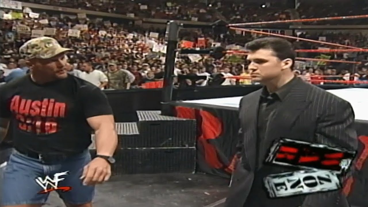 Stone Cold, Mr McMahon & Shane O' Mac Segment Part 2 - YouTube
