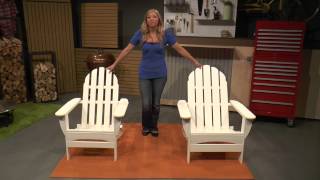 POLYWOOD Adirondack Comparison POLYWOOD furniture contains eco-friendly components and will resist many of nature