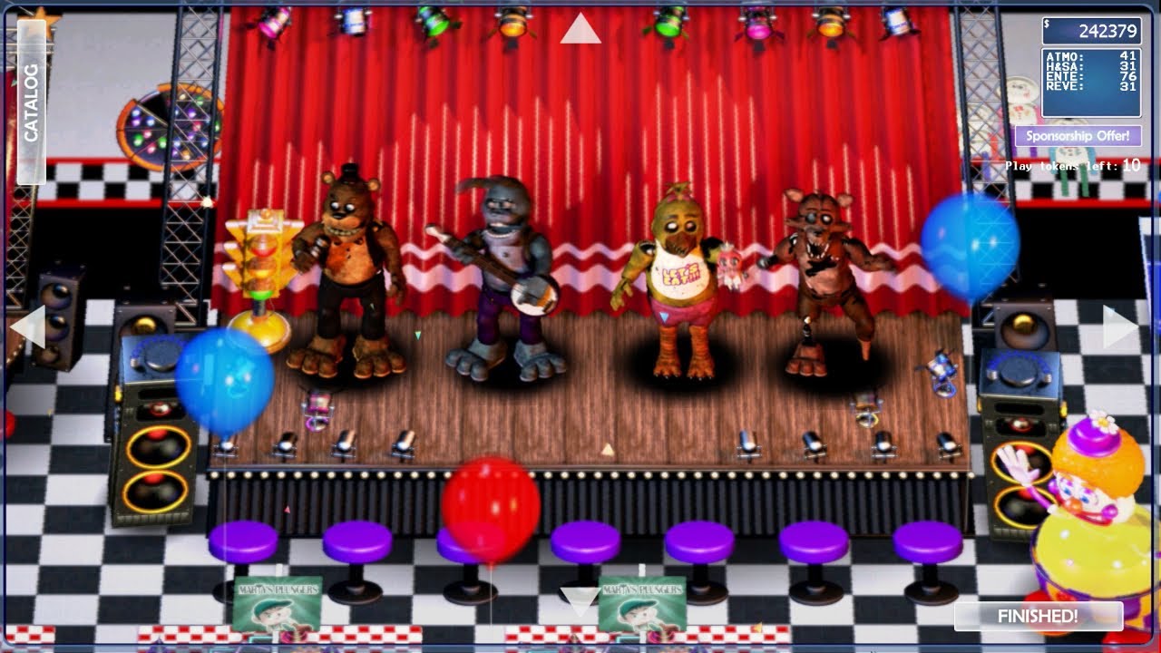 Freddy Fazbear's Pizzeria Simulator - Animatronics Fnaf 3 (Mod) by NIXORY -  Game Jolt