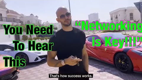 Andrew Tate on Networking and Affiliate Marketing#andrewtate