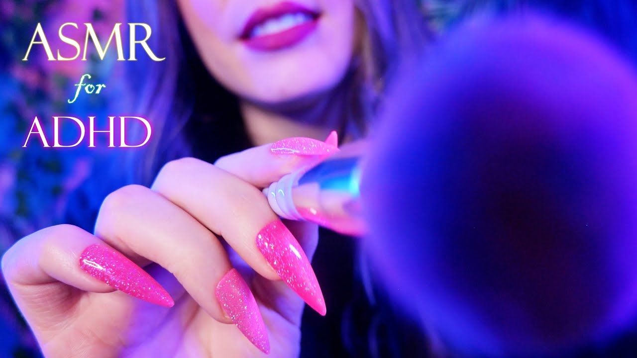 ASMR for ADHD - 9 HOURS (No Talking) 💕Changing Triggers Every Minute 💕