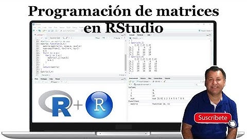 Programación de matrices en R | RStudio