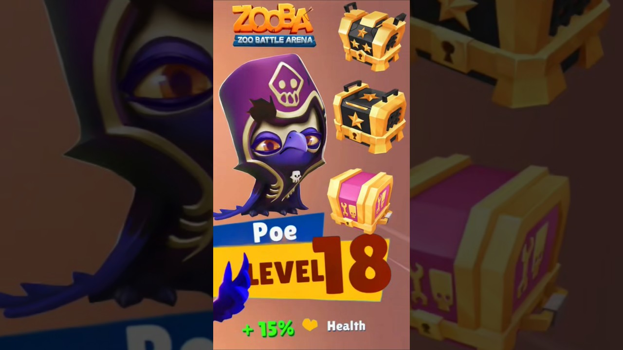 Zooba Squad 18 Poe Upgrade 20 High Level Maxed Gameplay 