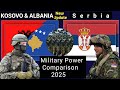 Albania & Kosovo vs Serbia Military Power Comparison 2025 | Albania,Kosovo Vs Serbia Military 2025 |